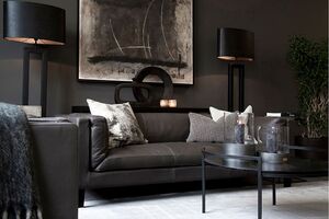 Gino M dekorasjon svart Artwood