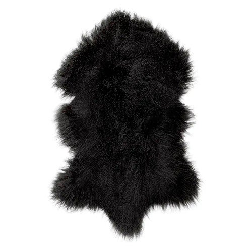 Shansi Saueskinn 55x95 cm Black