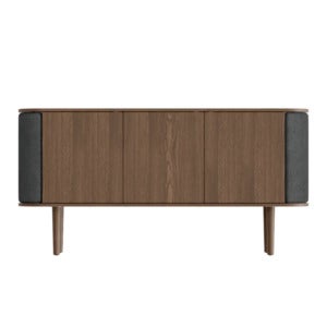 Treasures 3-dørs skap mørk eik/Shadow