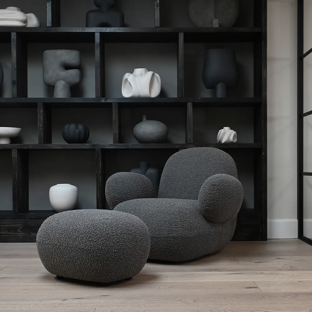 Toe Fotskammel - Dyp Taupe