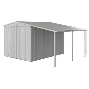 Europa sidetak Hageskur størrelse 67 metallic sølv Biohort