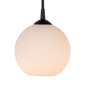 Capo Pendel D200 Svart struktur/Opal glass