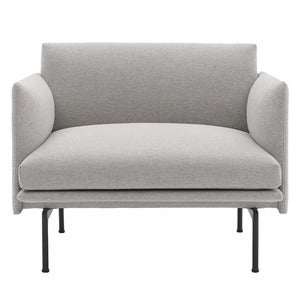 Outline Chair Black Base - Clay 12