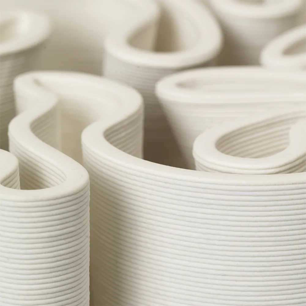 Dedali Vase - H18 - Off-white