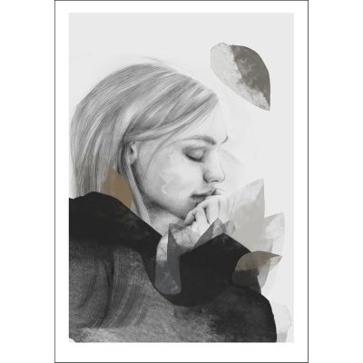 Anna Bülow poster Dreamer in Black 70x100cm sign/numrerat
