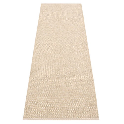Svea matte 70x240 cm beige / champagne metallic 
