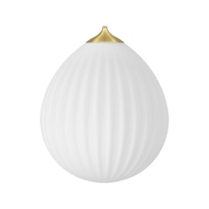 Around World lampeskjerm Ø35 cm White/Brushed Bras