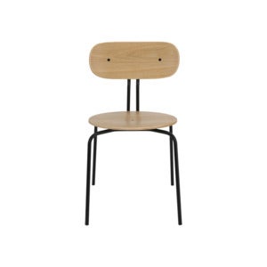 Curious spisestol eik/svart metall