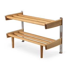 Meja skohylle gulv 59 cm lakkert eik