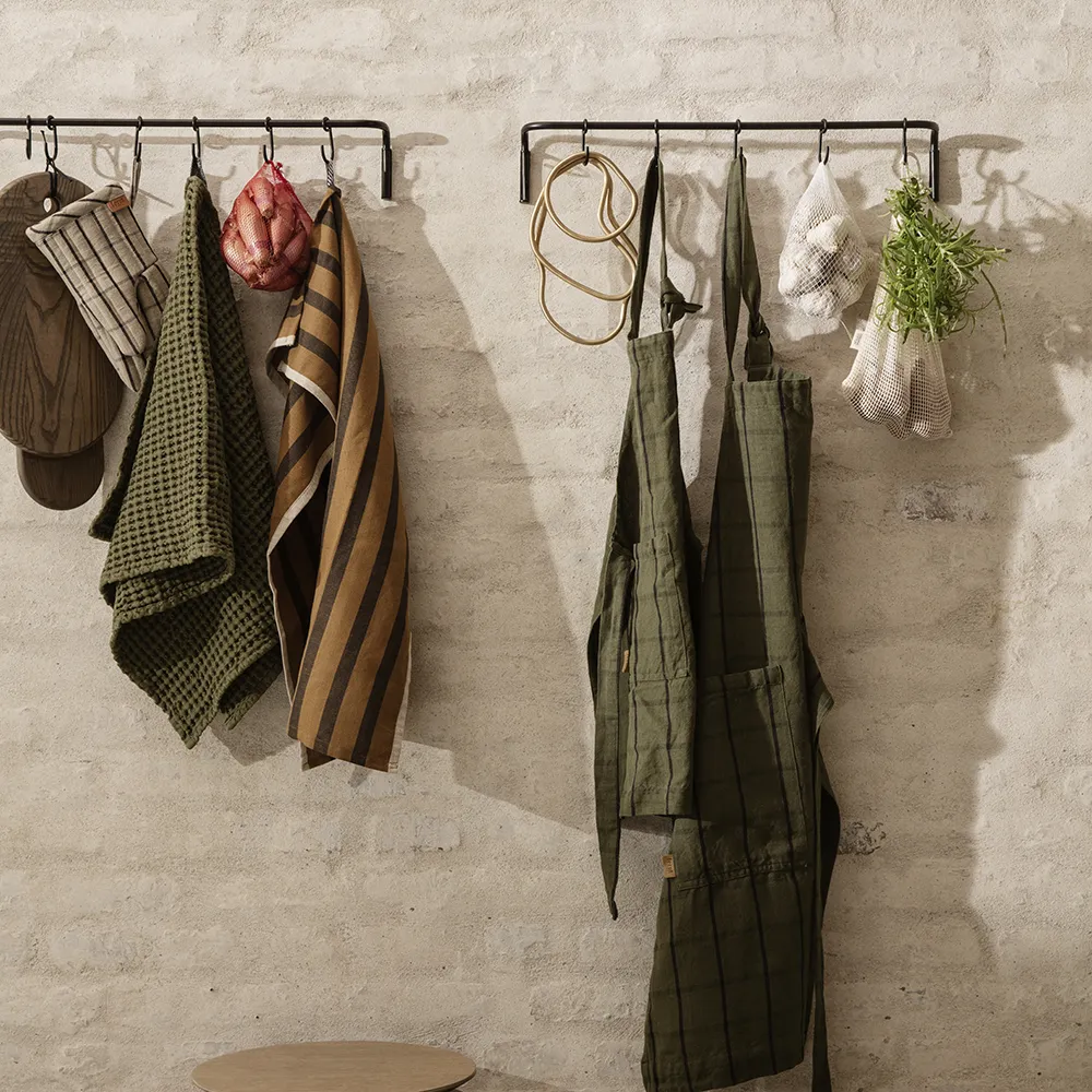 Håndkle i Økologisk Bomull Olive