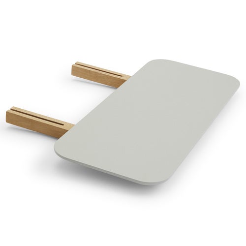 Hven forlengelsesplate lysegrå