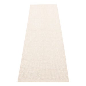 Emm teppe 70 x 240 cm Vanilla/White Metallic