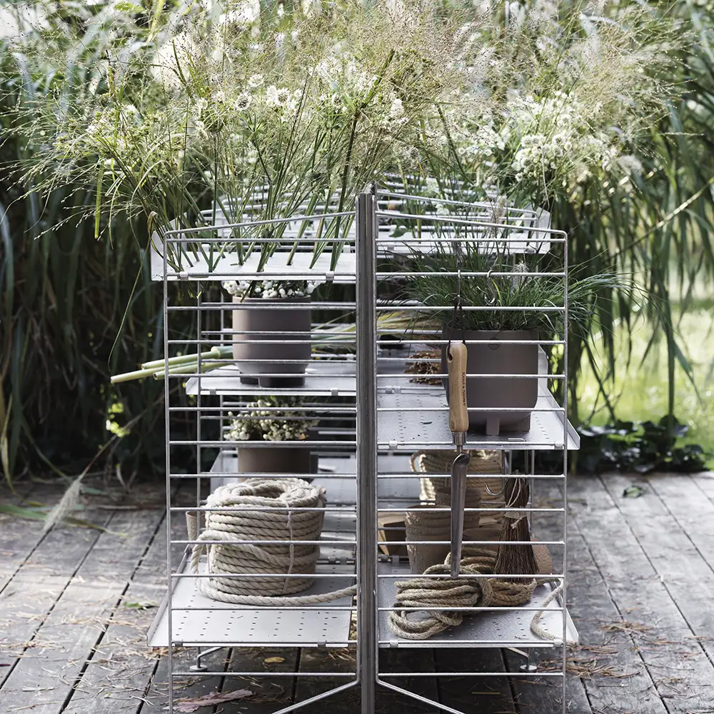 Sengegavl 85x30 cm Galvanisert