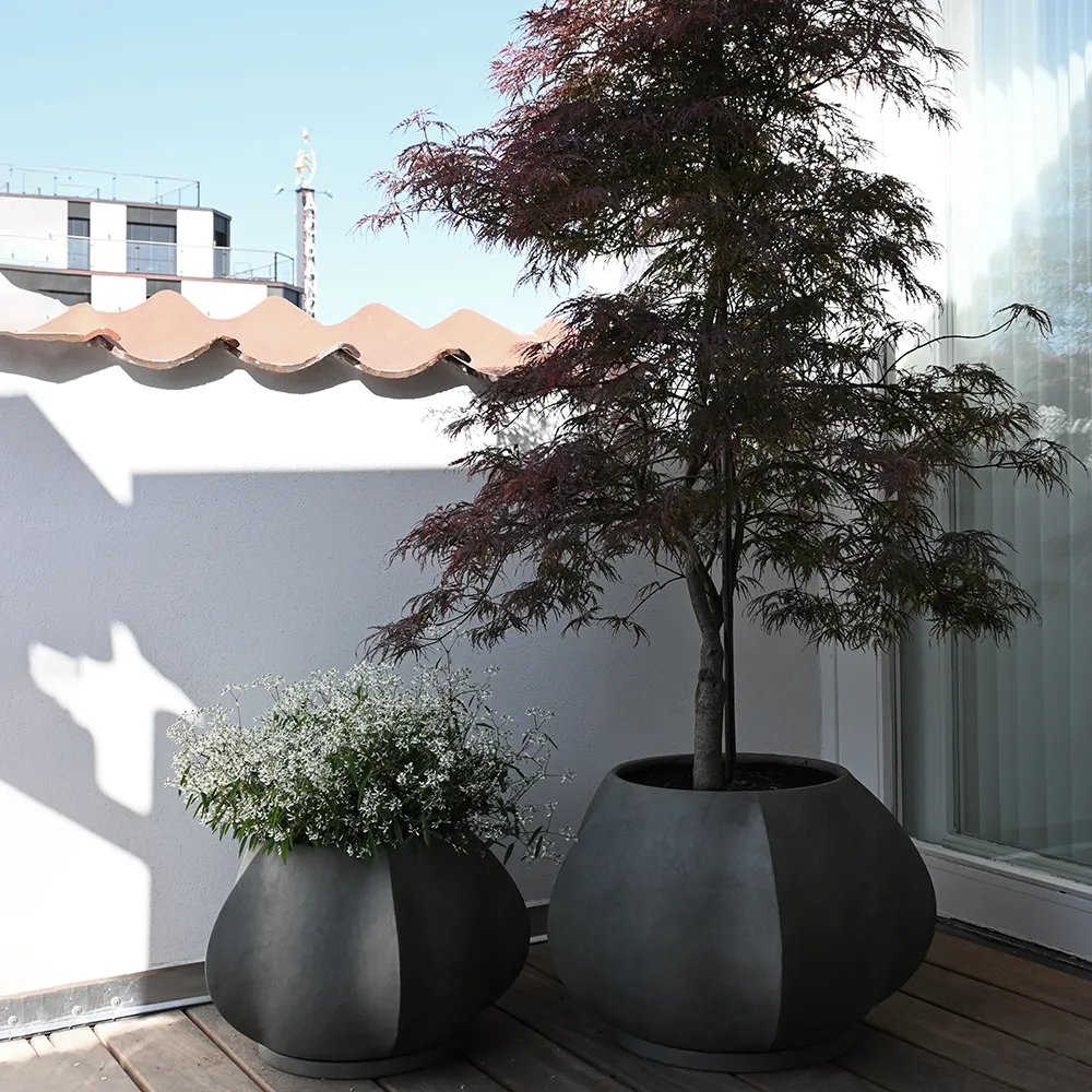 Arket krukke Big - Dark Grey