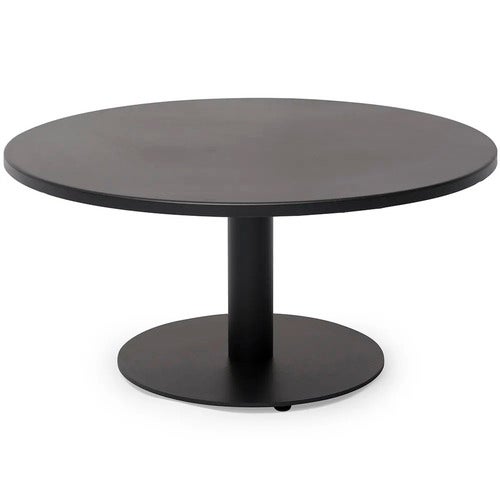 Näsby salongbord Ø80 cm Sort