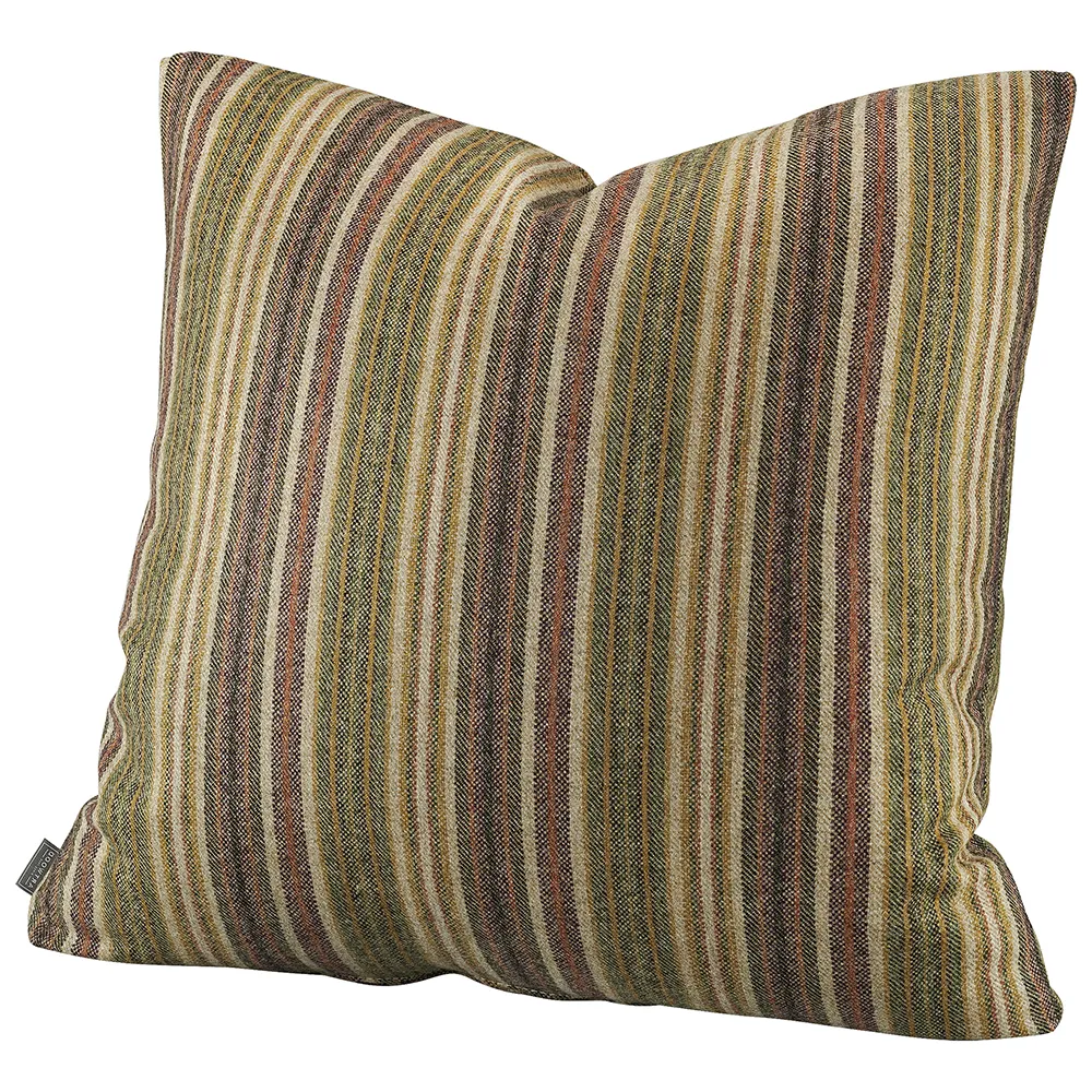 Glensdale Stripe Olive putetrekk 50x50 cm