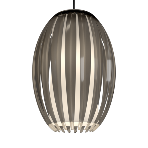 Tentacle pendel M Svart/Røyk E27