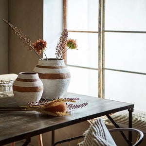 Camille krukke L White/brown