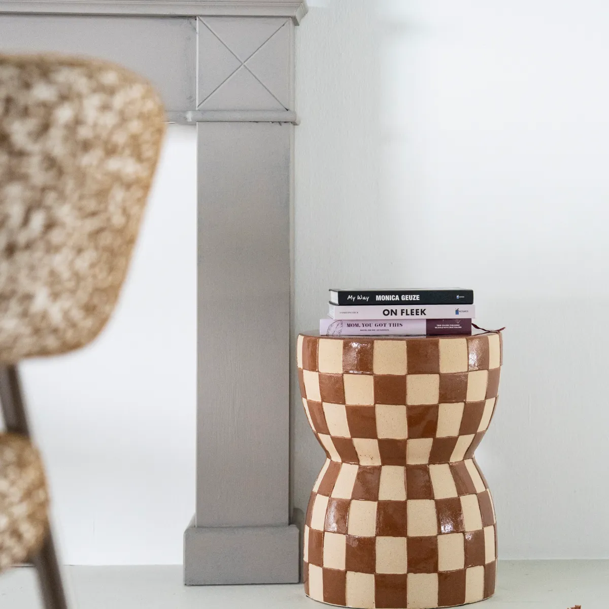 Blocsy sidebord 33x33x42,5 cm brun