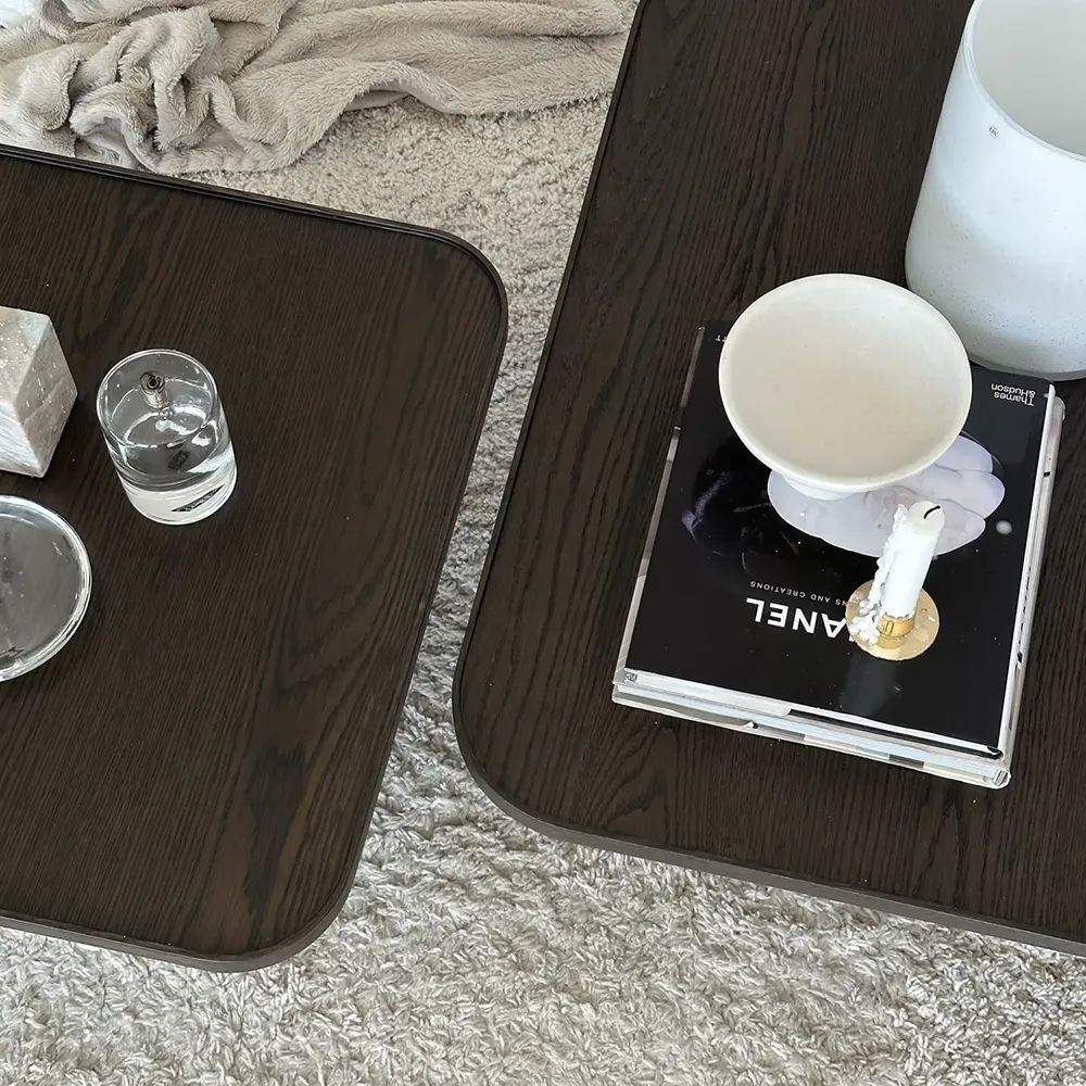 Sullivan salongbord 60x60 cm brun