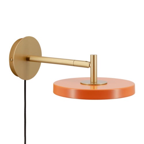 Asteria Wall Kort vegglampe Ø15 cm Nuance Orange