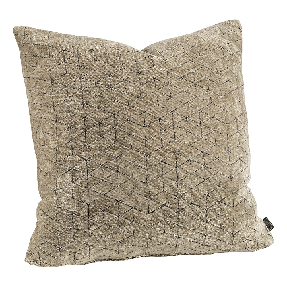 Laurel Diamond taupe putetrekk 50x50 cm
