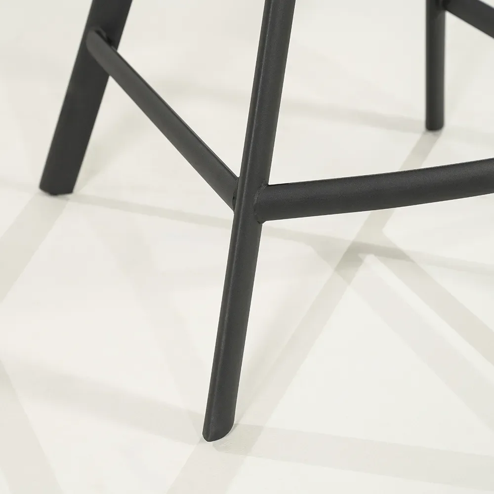Bliss barstol med armlener - taupe