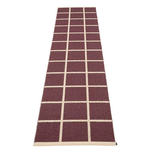 Vevd Teppe Criss Burgundy 70x300 cm