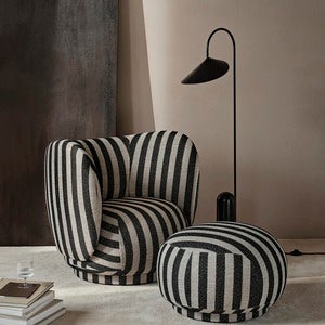 Rico Lounge Lenestol Louisiana - Sand/Black