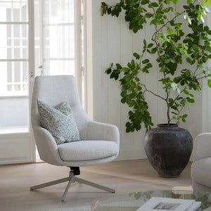 Conroe svingbar lenestol lys beige