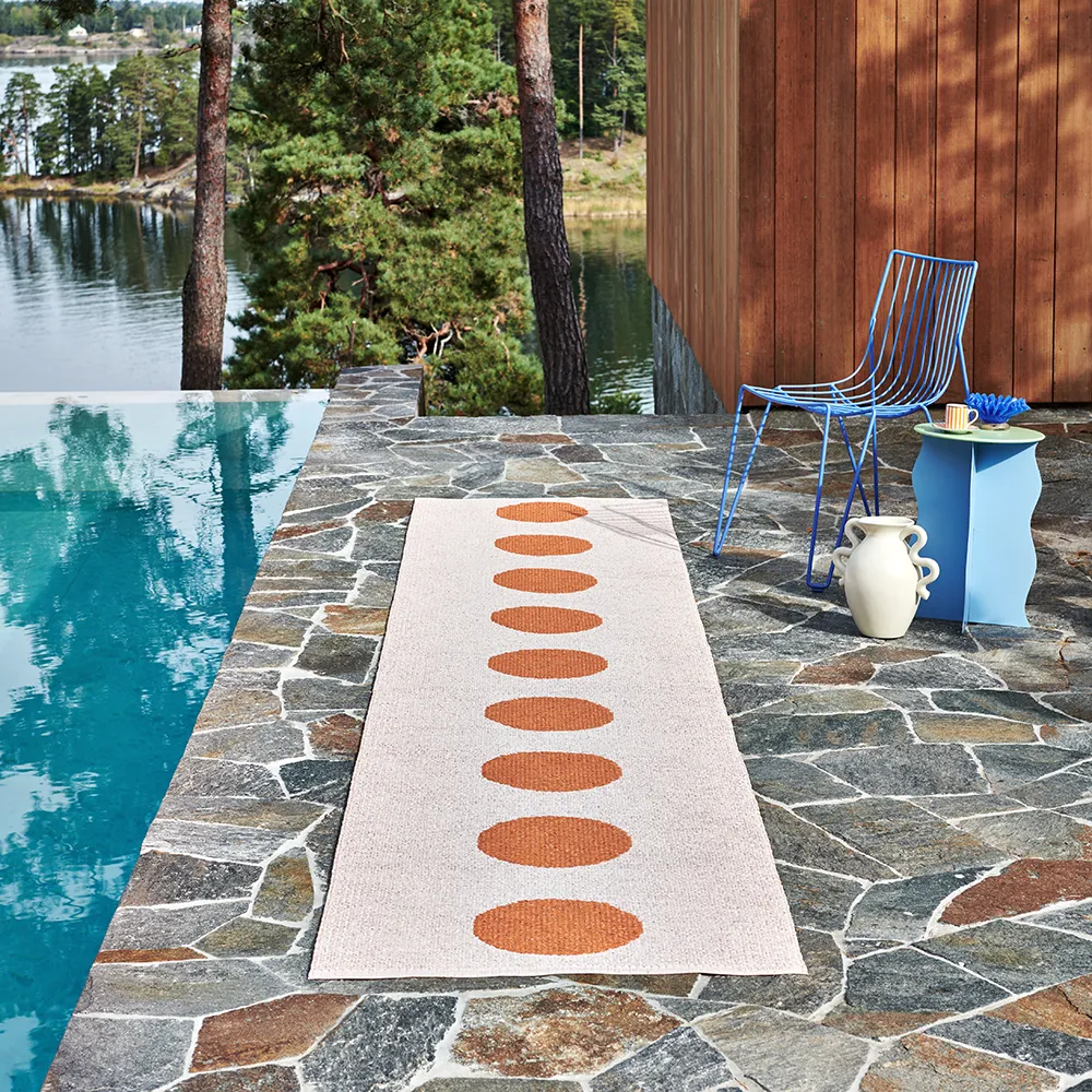 Vera Pop teppe Pale Orange/Pearl Pink 70 x 120cm