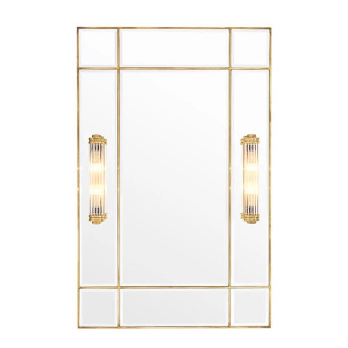 Speil Beaumont med belysning