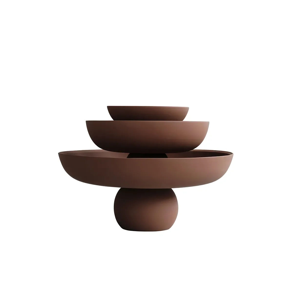 Håndmalt dekorasjonsskål Baburu Big Almond Ø 43 cm