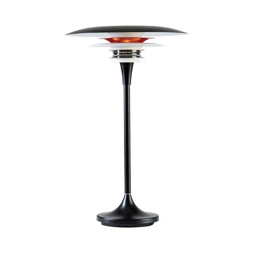 Diablo bordlampe D300 Matt svart/hvit rød G9 inkl. lyskilde