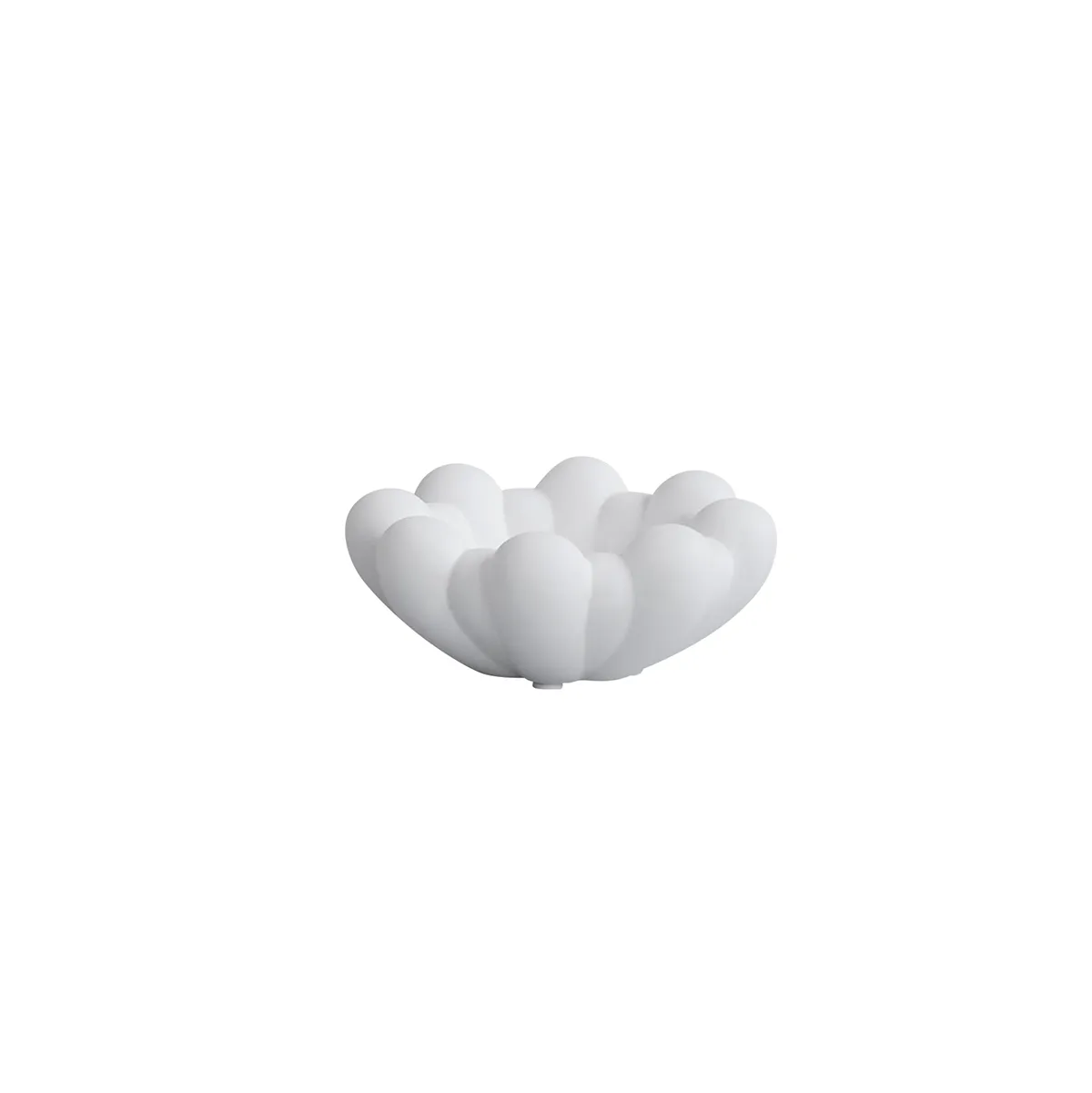 Håndlaget Dekorasjonsskål Bloom Bone White Ø 15,5 cm