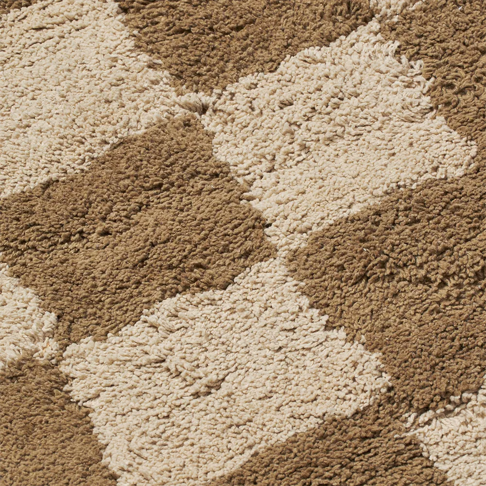 Vaskbar Teppe Mara Tan