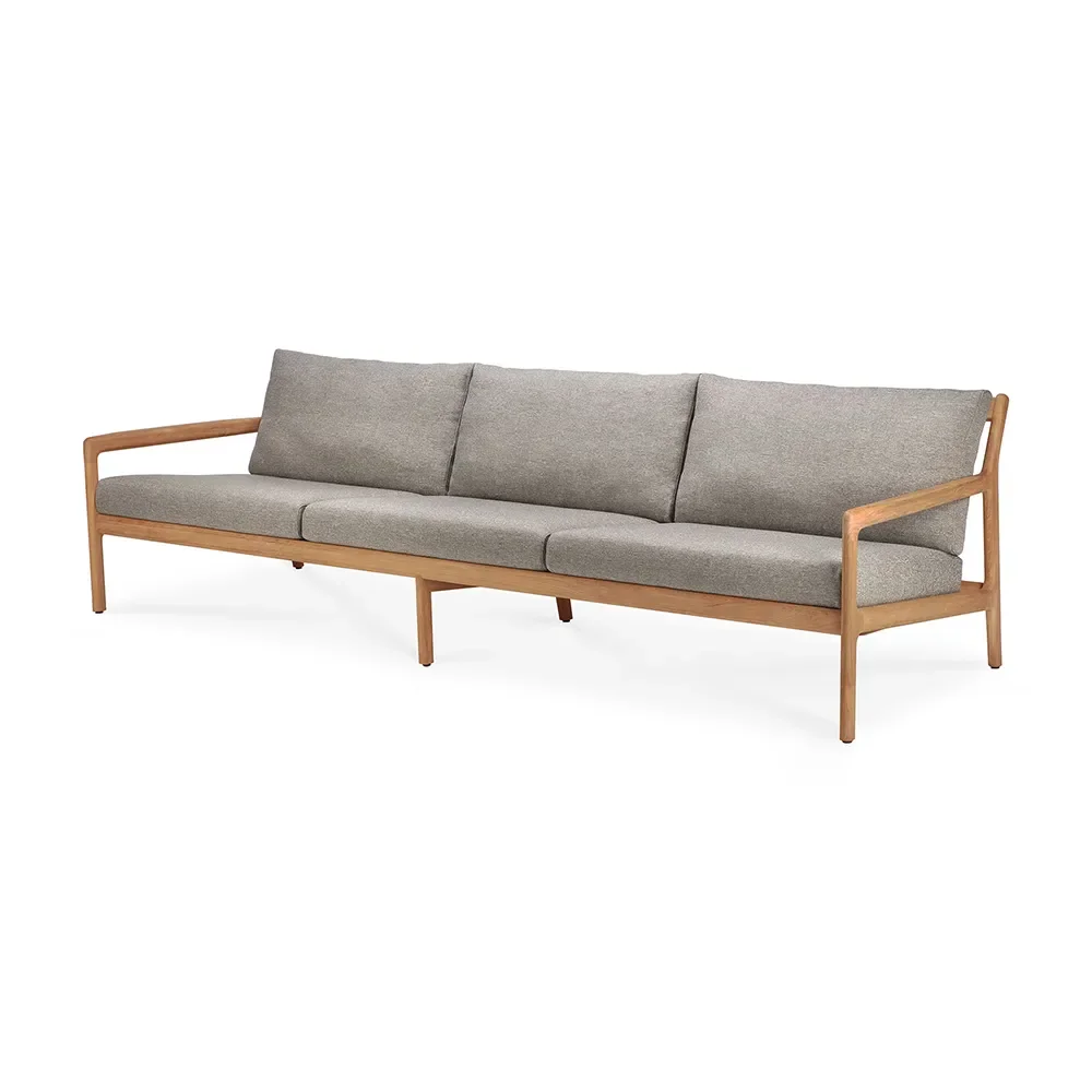 Ethnicraft, Jack 3-seters soffa Teak/Mocha