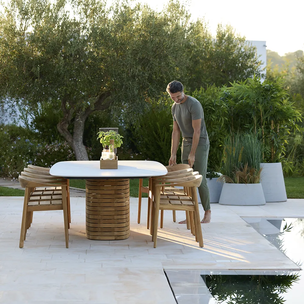 Soil potte trapez medium Concrete structure, fiberglas