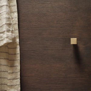 Square Hook - Small - Brass