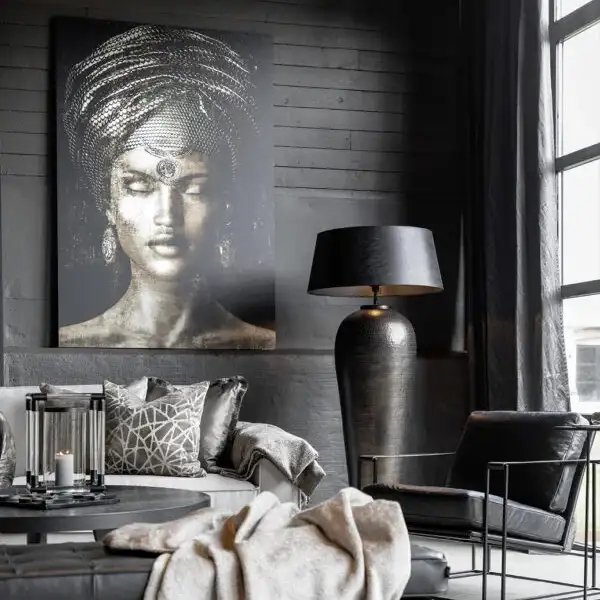 Veggdekor Glamour Girl Sepia 100 x 150 cm Artwood