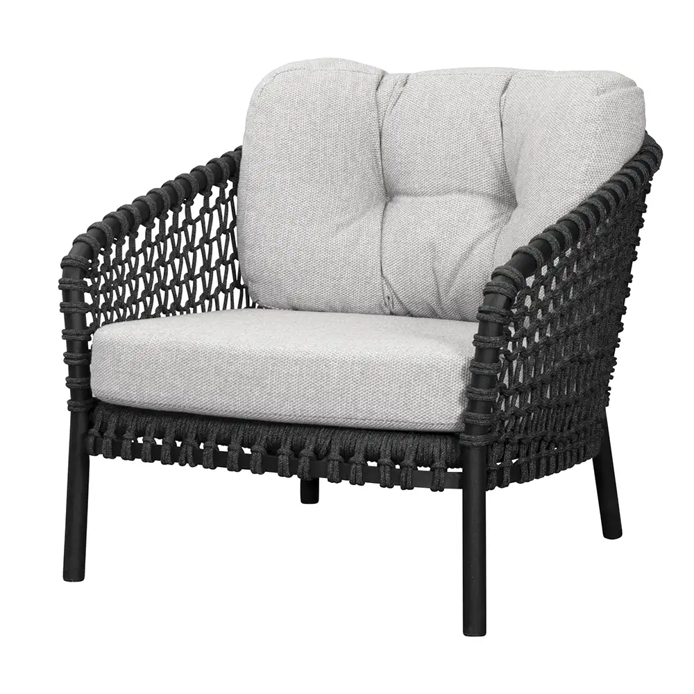 Ocean putesett til loungestol Light brown, Wove