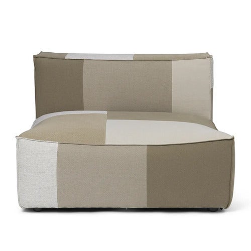 Catena Sofa Center L100 - Patchwork - Sand