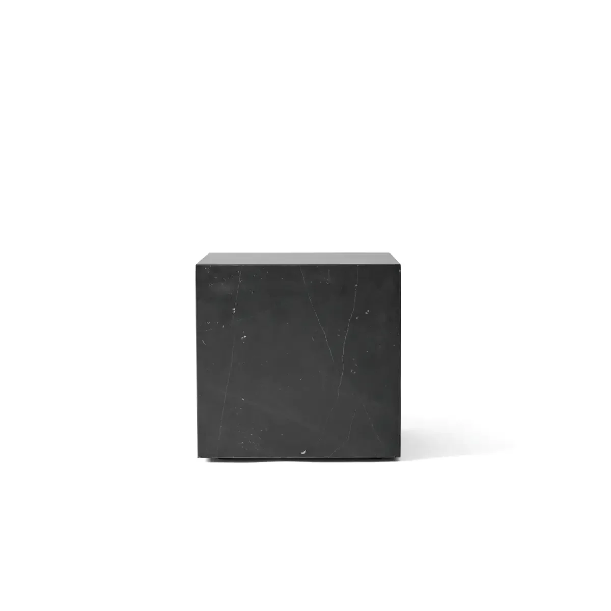 Plinth Bord i Nero Marquina-marmor