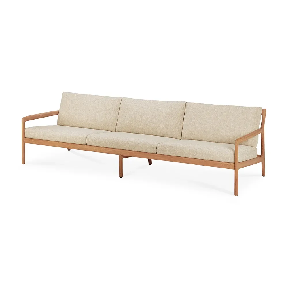 Ethnicraft, Jack 3-seters soffa Teak/Natural