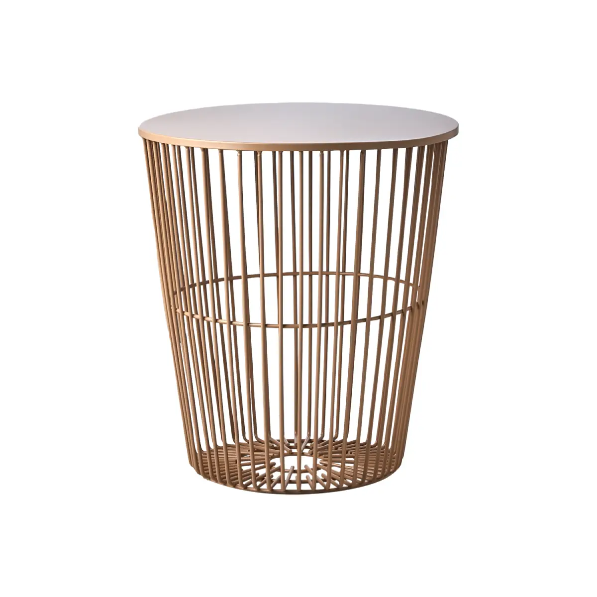 MARSTRAND Sofabord/kurv Peach Ø40xH45 cm