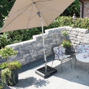 Parasollfot med hjul Alu-Vario 50 kg antracit