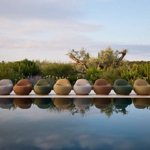 Gem lenestol m/teak dreie Grey, AirTouch