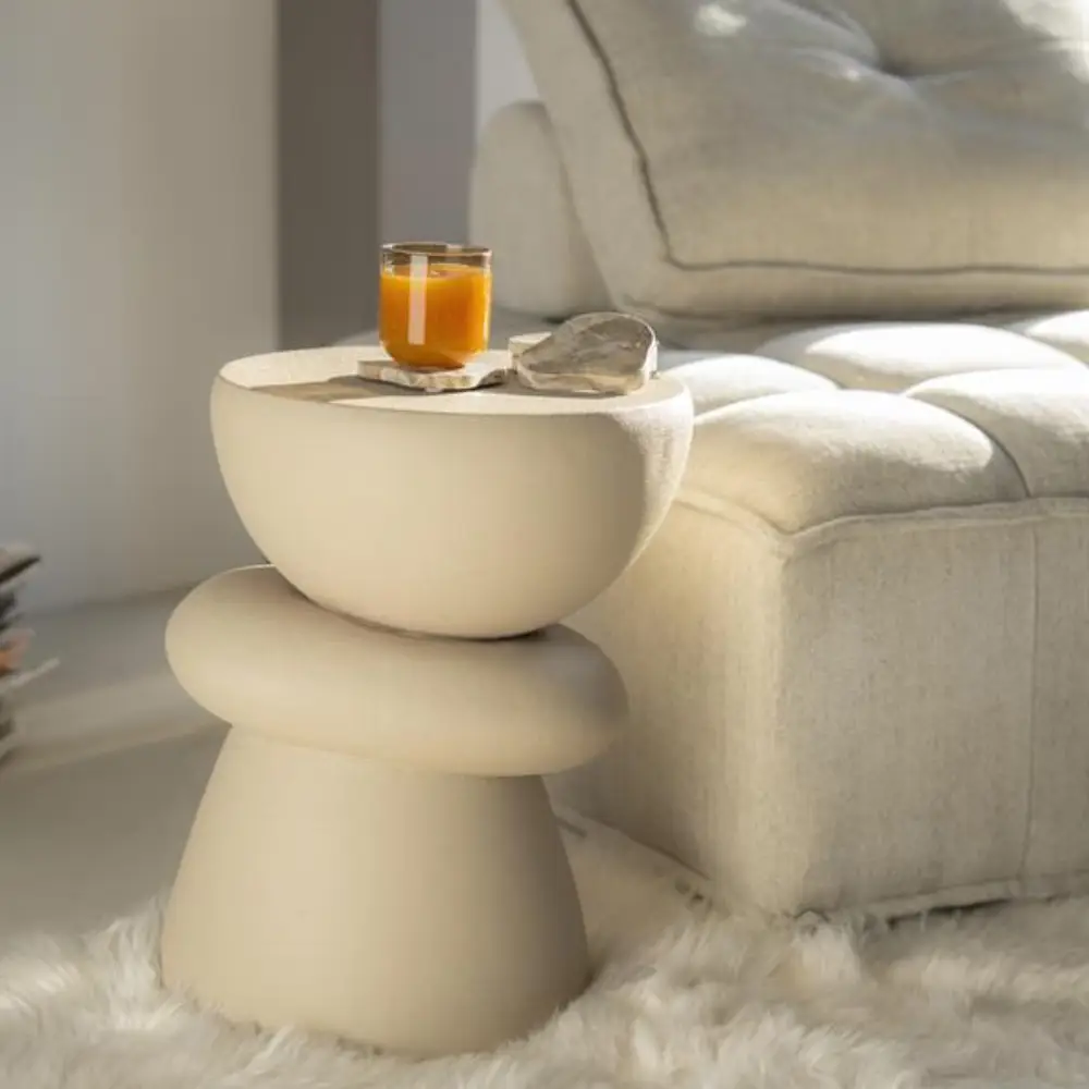 Kerun sidebord- beige 35x35x47 cm