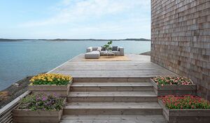 Skargaarden Asker hjørnedel lysegrå