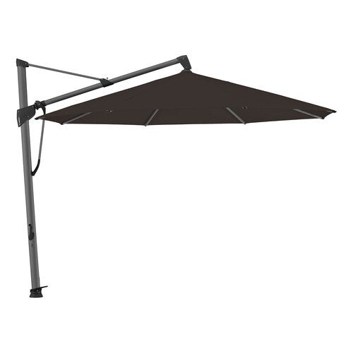 Sombrano S+ fritthengende parasoll 400 cm kat.5 antrasitt aluminium / 615 Black